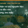 Tiếp nhận và lưu nguyên liệu tại nhà máy chế biến: kiểm tra đầu vào, dư lượng, lưu mẫu, bài 5 hành trình xây nhà máy