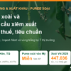 Puree xoài và mãng cầu xiêm Việt Nam xuất khẩu: thuế, tiêu chuẩn, vùng trồng tại EU, Mỹ, Nhật, Hàn, Trung Quốc, UAE, Ả Rập Xê Út