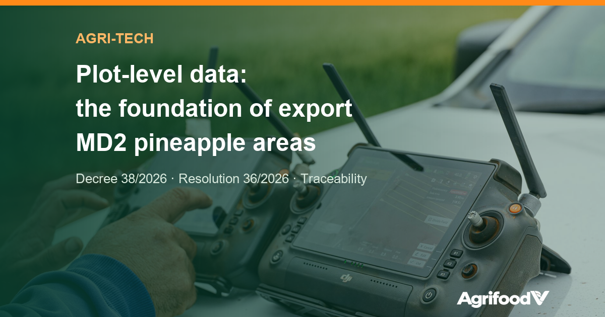 Plot-level data: the foundation of export MD2 pineapple growing areas