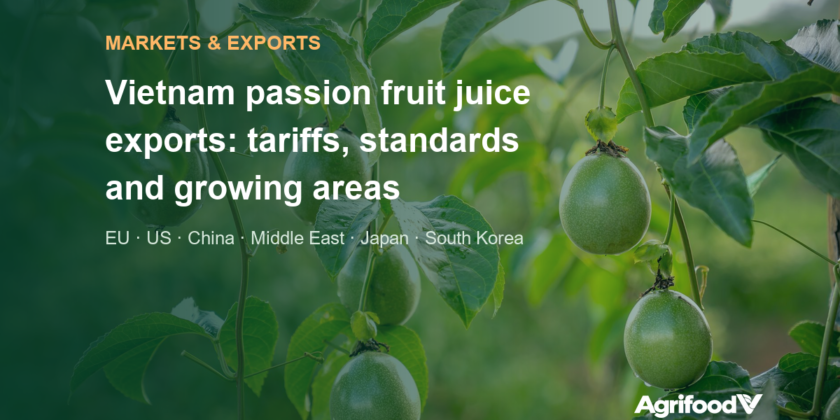 Vietnam Passion Fruit Juice Exports: Tariffs, Standards, Growing Areas