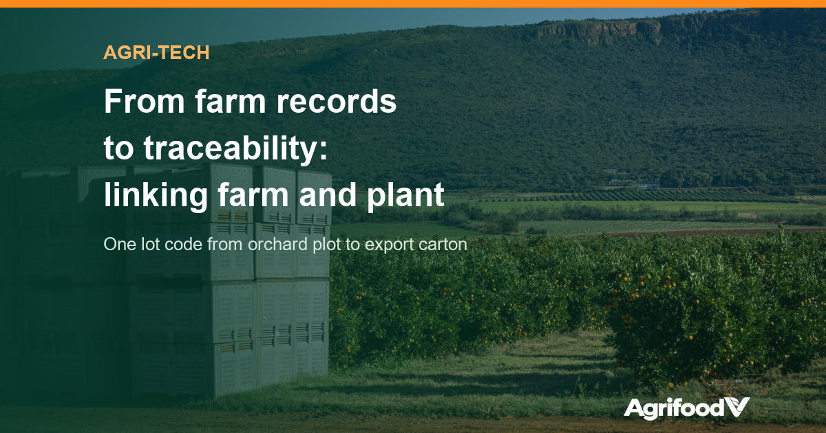 From Farm Records to Traceability: Linking Growing Areas and Processing Plants in Vietnam