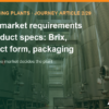 Journey article 2: from market requirements to product specs